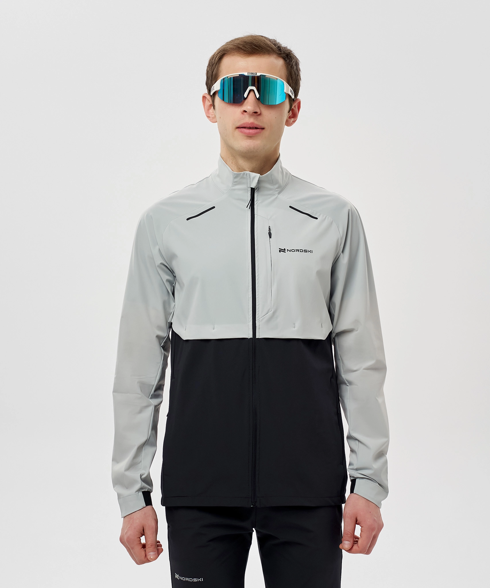 Ветровка Nordski Pro Energy Running Sea/Black