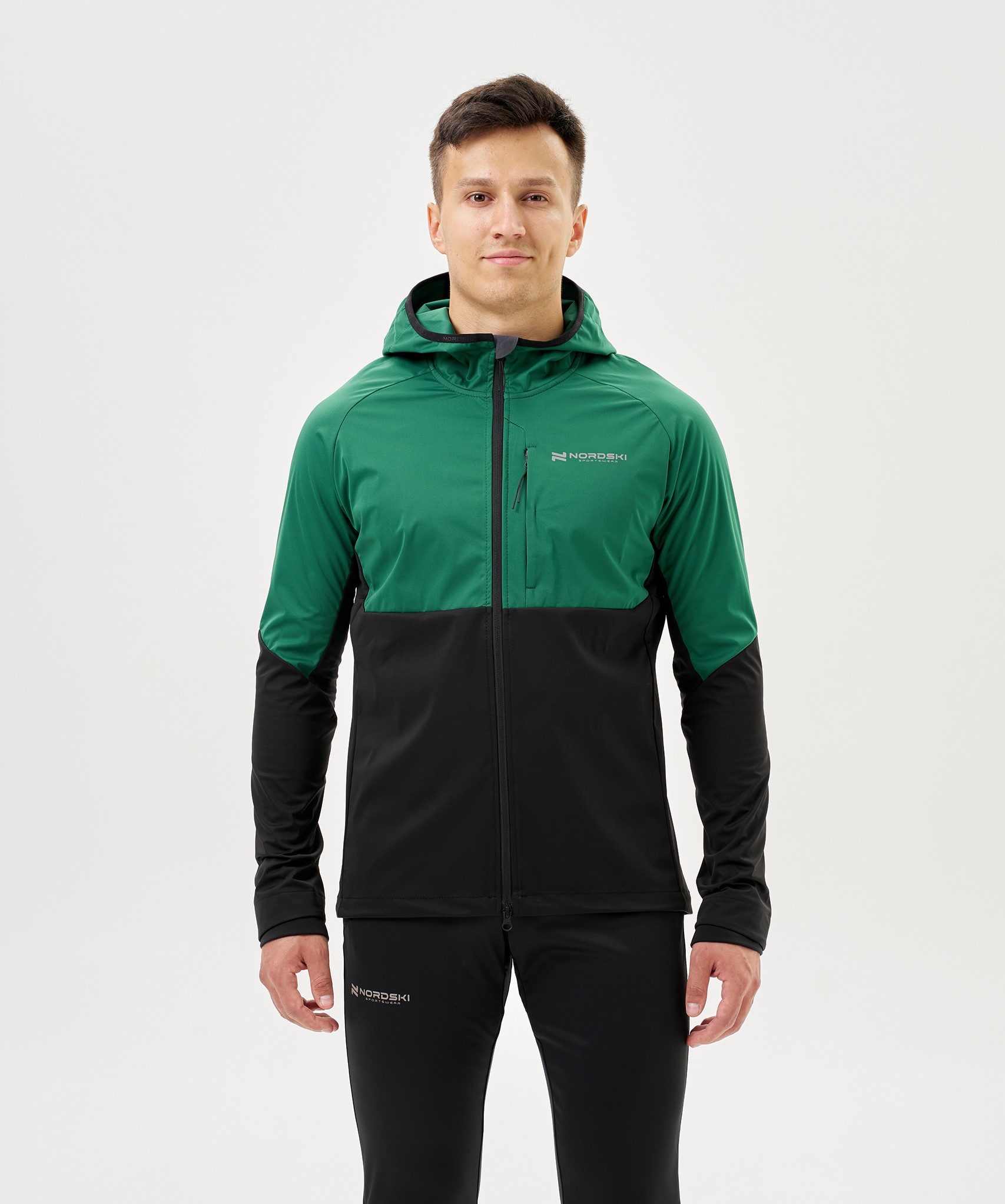 Тренировочная куртка Nordski PRO TOUR HOOD Bronze/Black