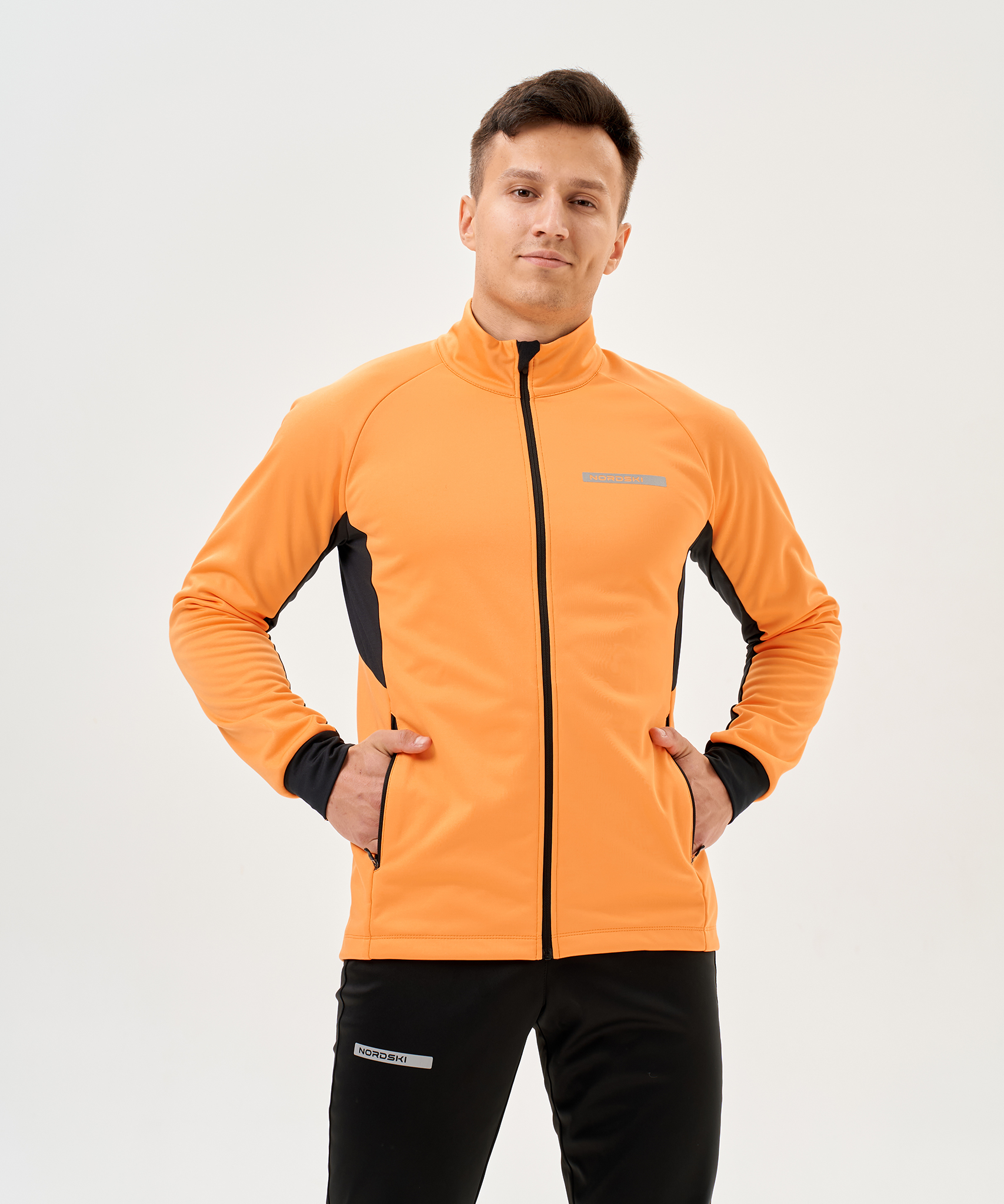 Тренировочная куртка Nordski Core Orange/Black