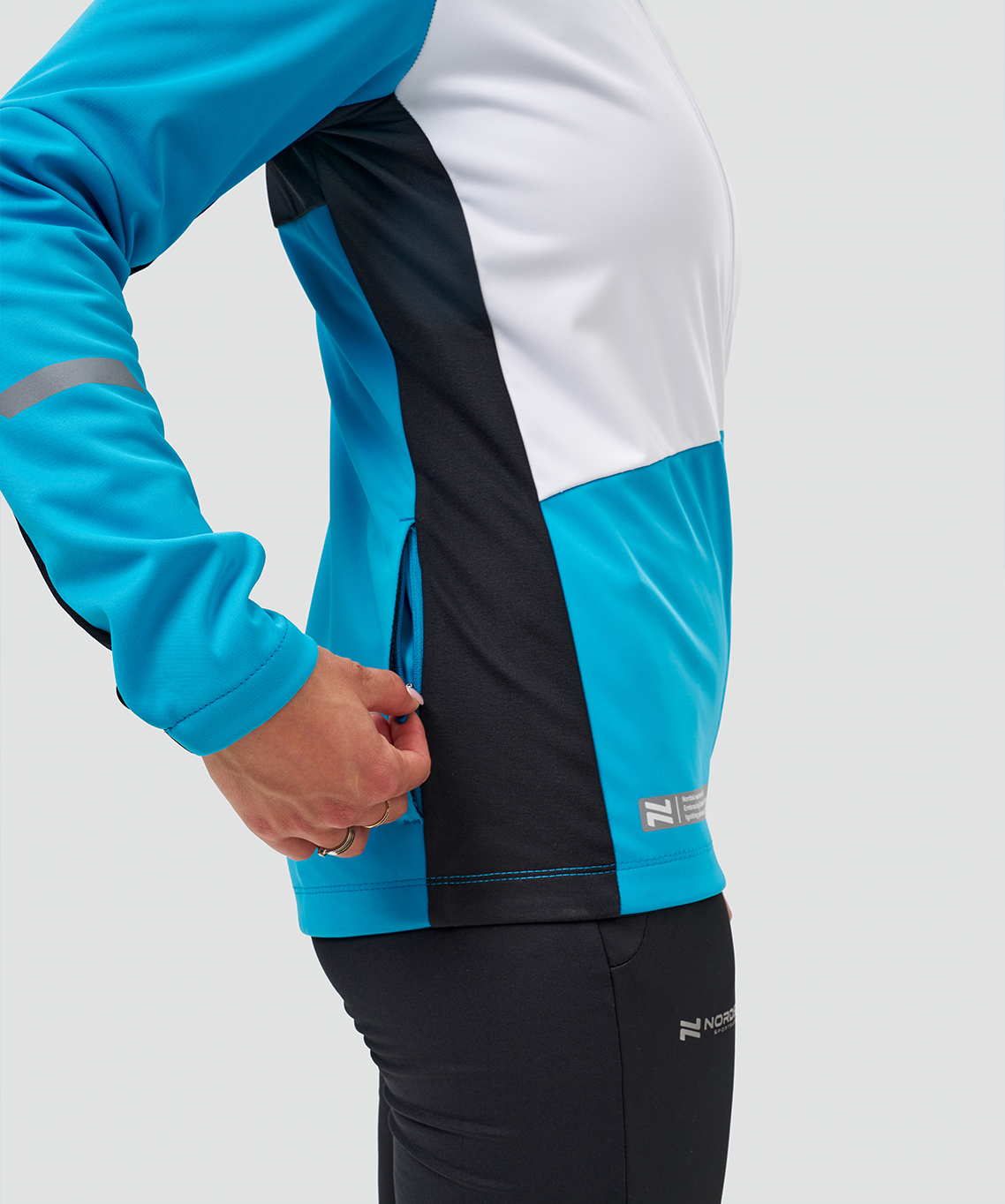 Тренировочная куртка Nordski Pro 2.0 Breeze/White/Black W