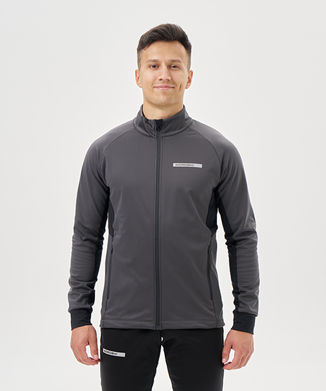 Тренировочная куртка Nordski Core Black/Light Blue