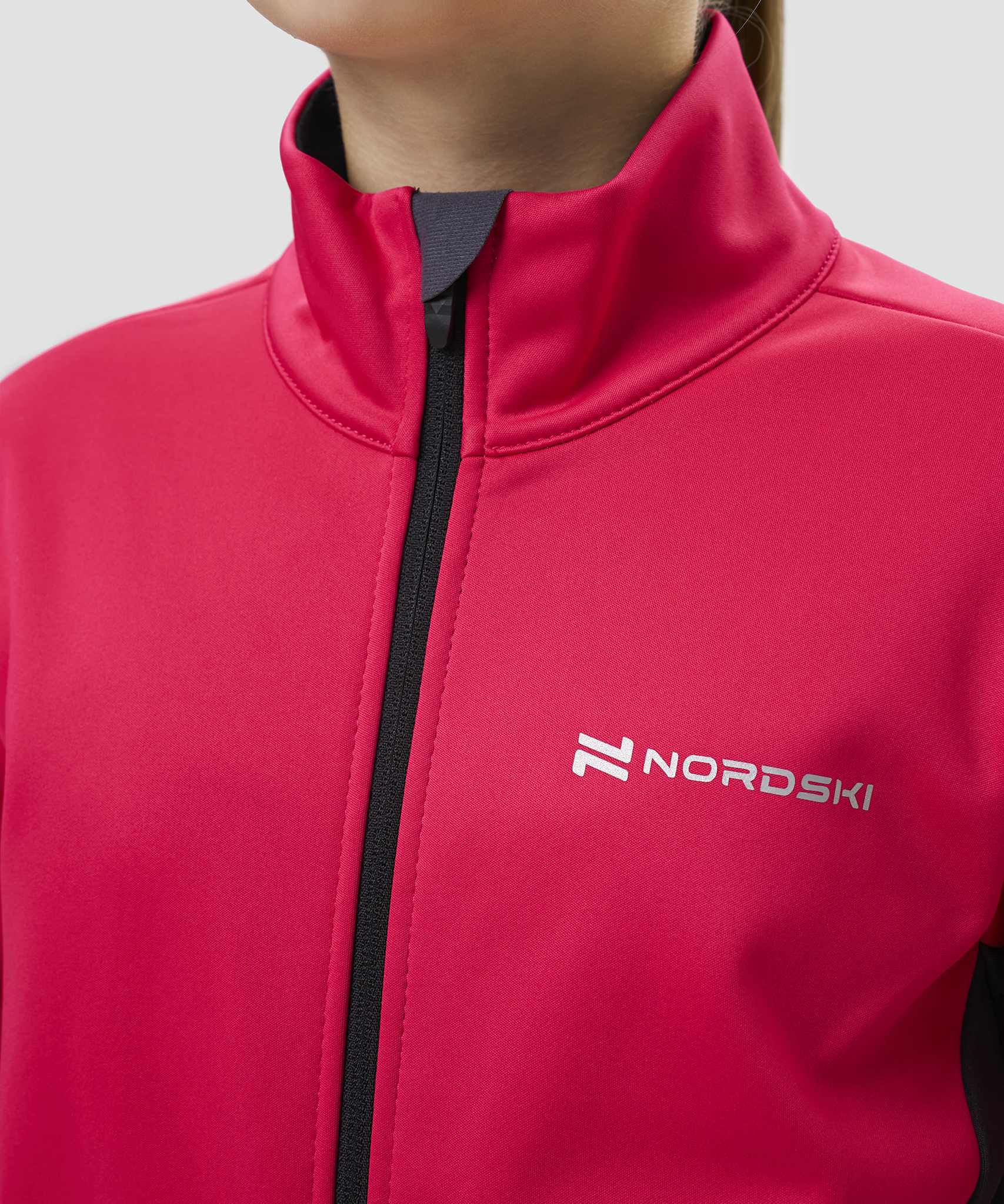 Тренировочная куртка Nordski Jr. Advance Pink/Black