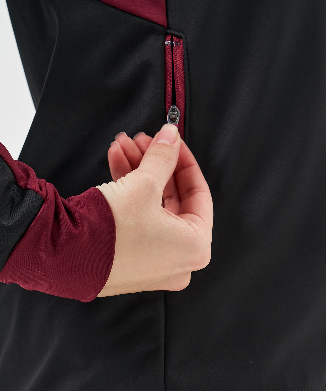 Тренировочная куртка Nordski Core Black/Wine W