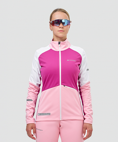 Тренировочная куртка Nordski Pro 2.0 Candy Pink/Blue W
