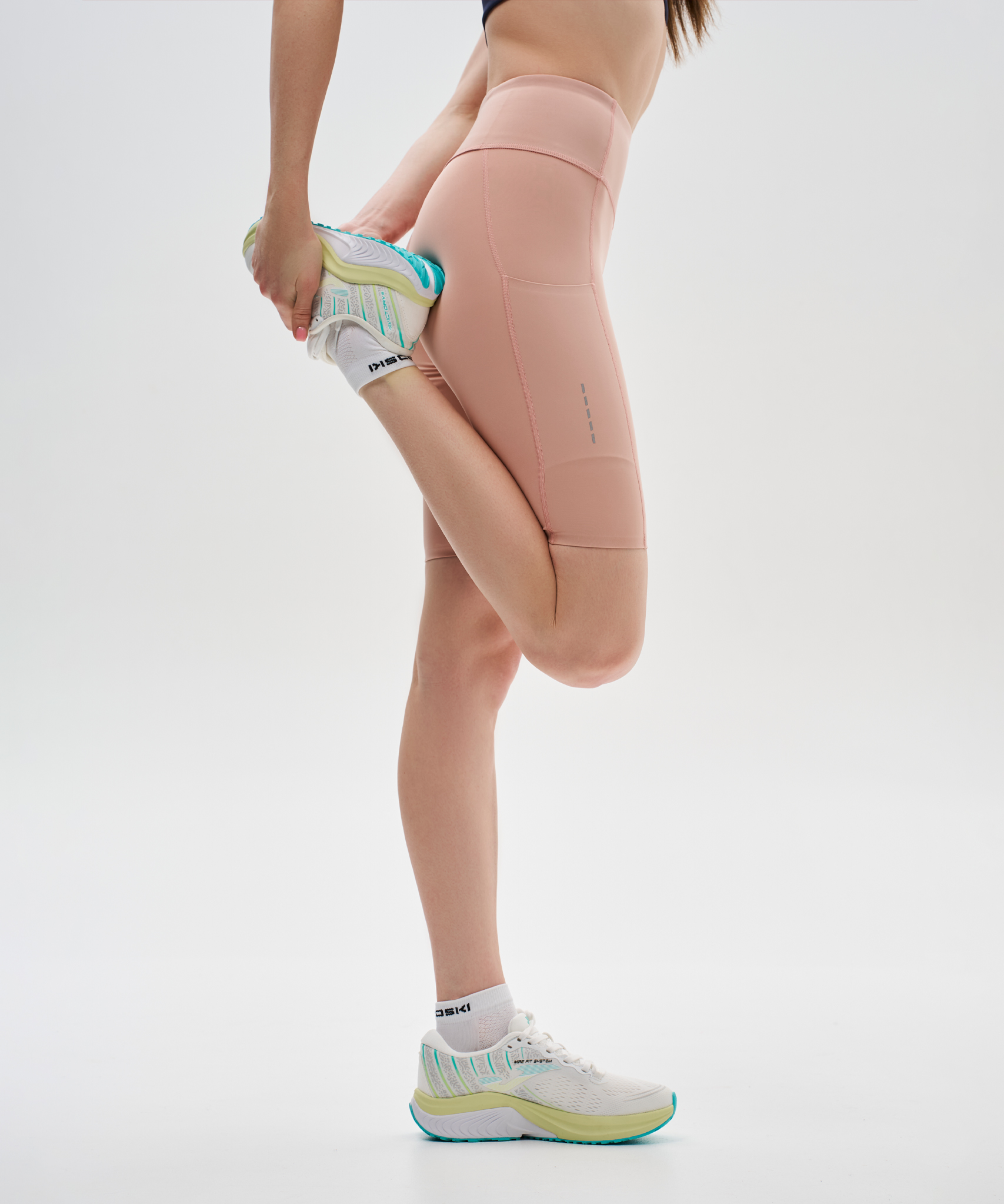 Тайтсы half Nordski Road Soft Pink W