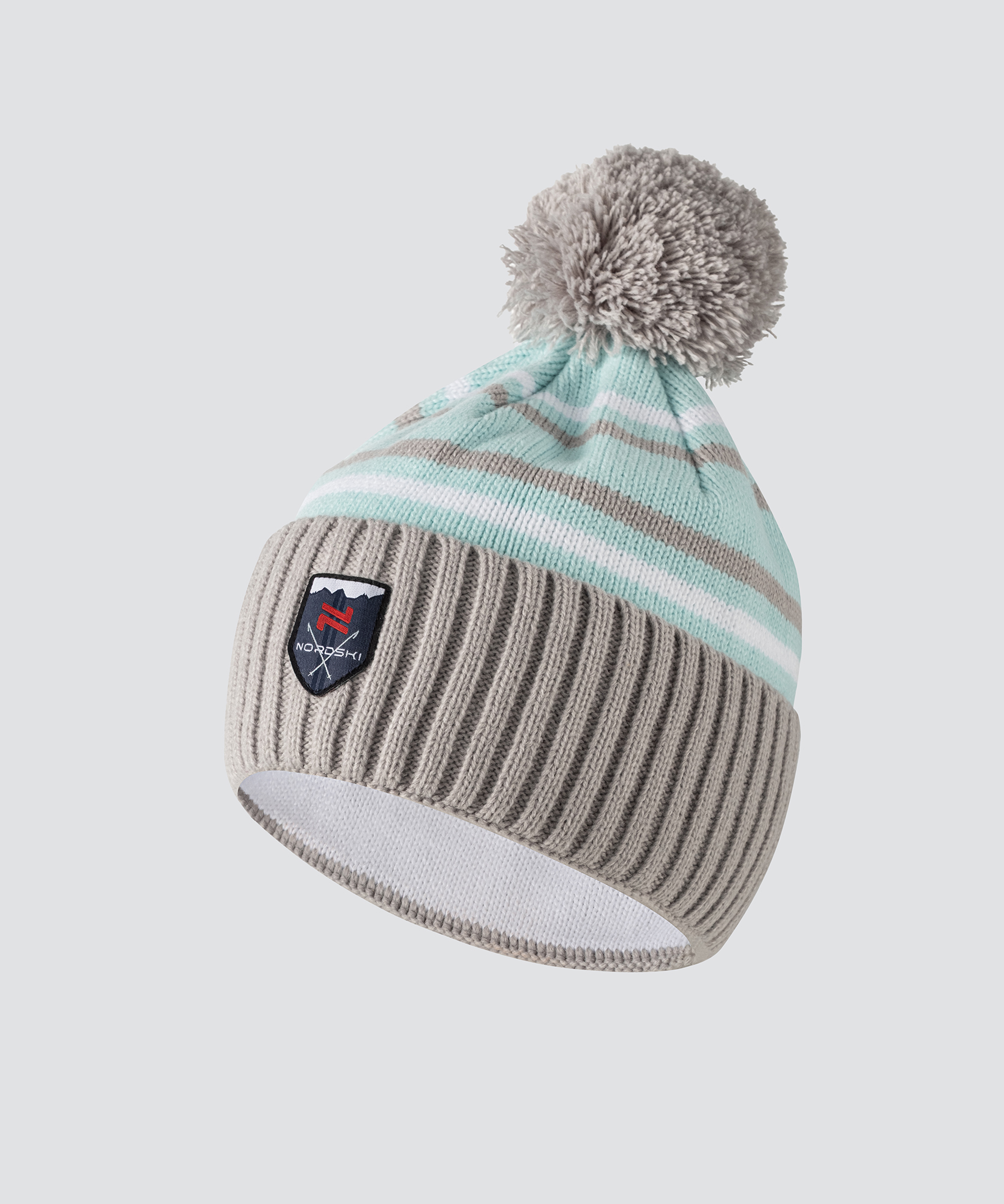 Шапка Nordski Severe Ice Water/White