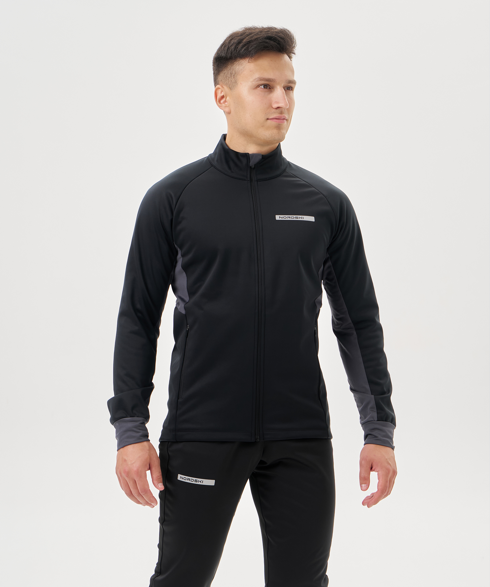 Тренировочная куртка Nordski Core Black/Grey