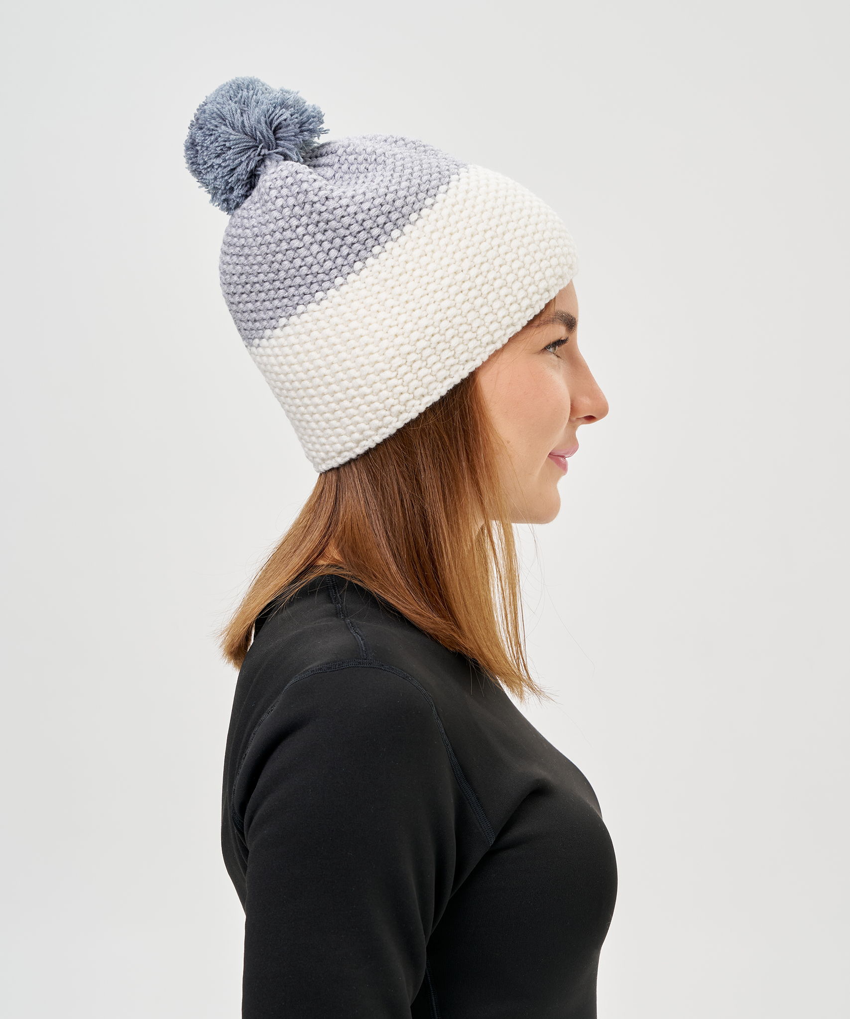 Шапка Nordski Frosty Grey/White