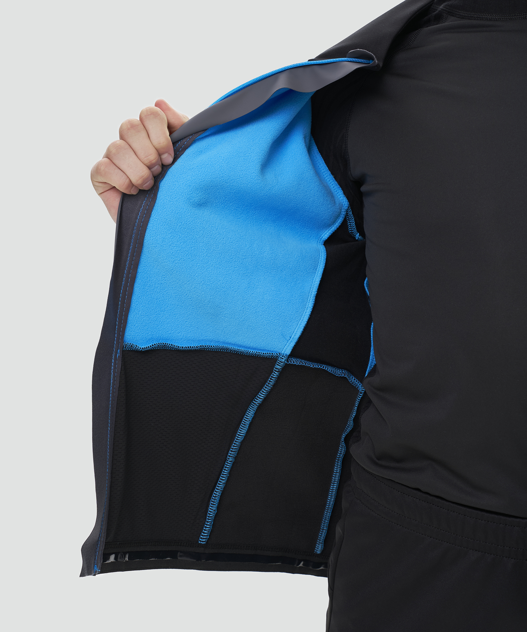 Тренировочная куртка Nordski Jr. Advance Light Blue/Black