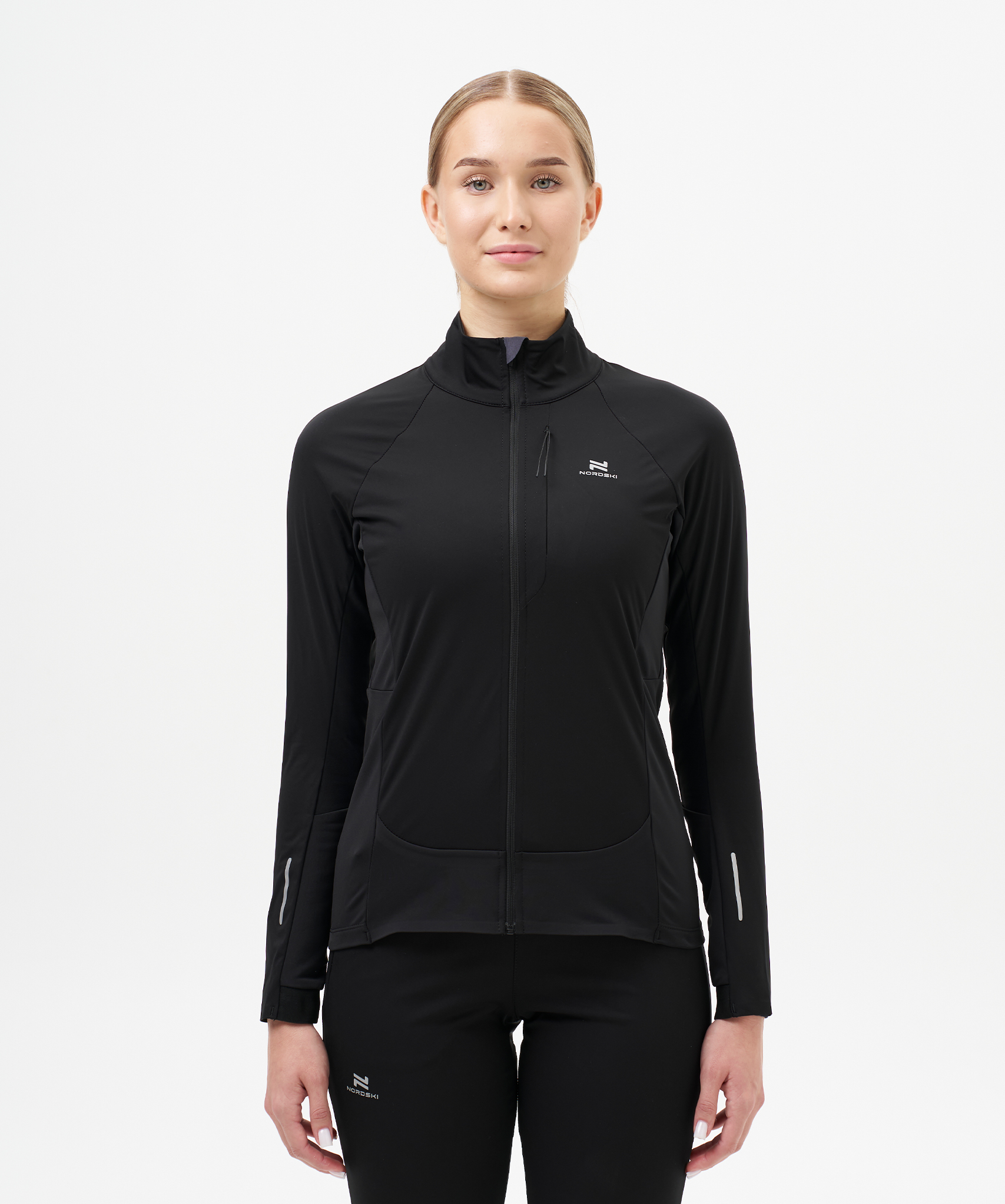 Тренировочная куртка Nordski Race Dark Jeans/Lime W